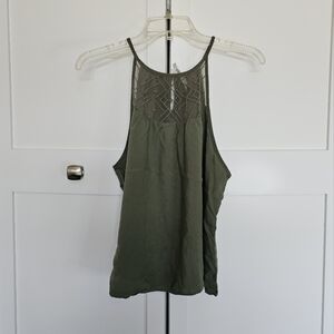 Mudd olive green tank top size XL